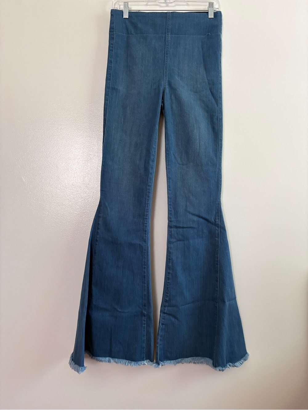 Show Me Your MuMu Pull-on Wide Flare Leg Jeans Size Medium